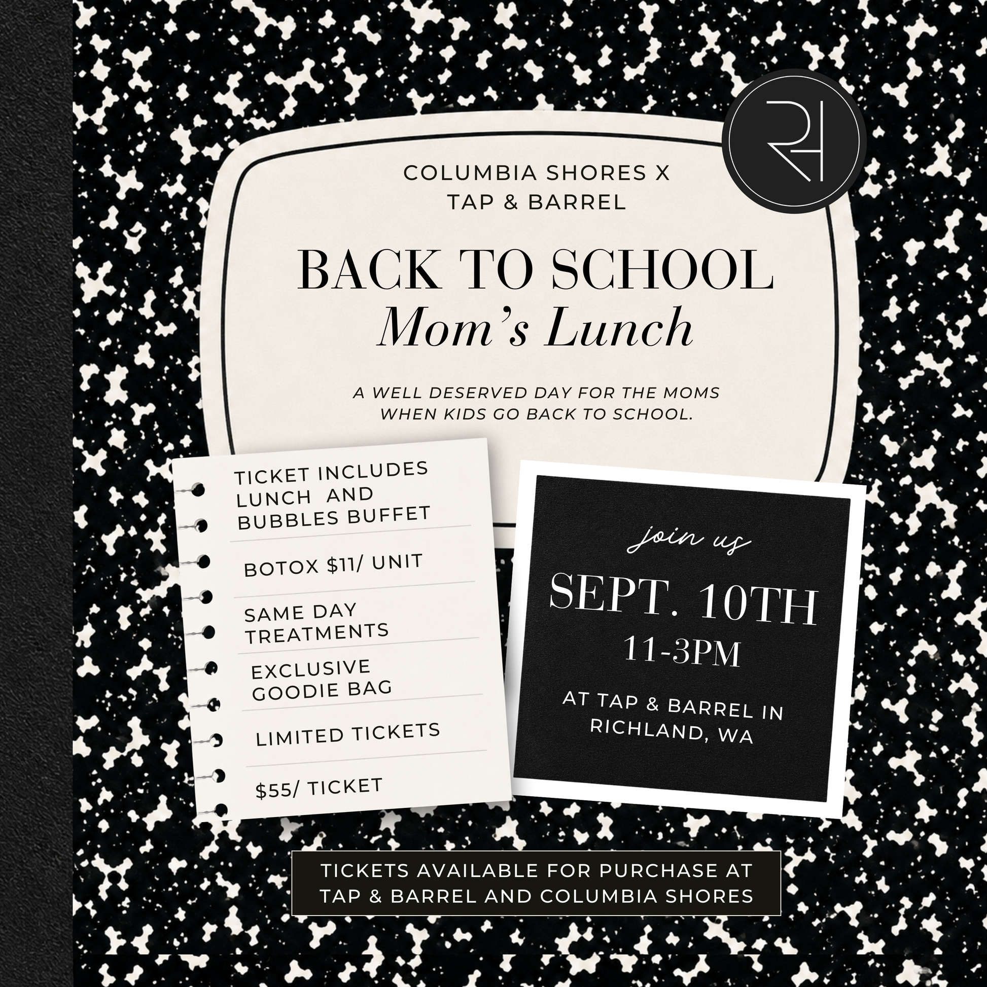 Back to School Mom's Lunch Ticket